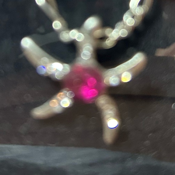 Handcrafted Silver and Pink Starfish Jewelry Set- fun little set for a starfish - Picture 2 of 5